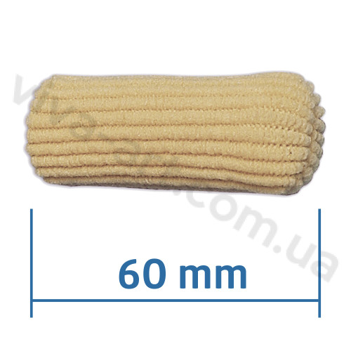 Колпачок гелевой, покрытый упругой ребристой тканью, размер на выбор, шт.